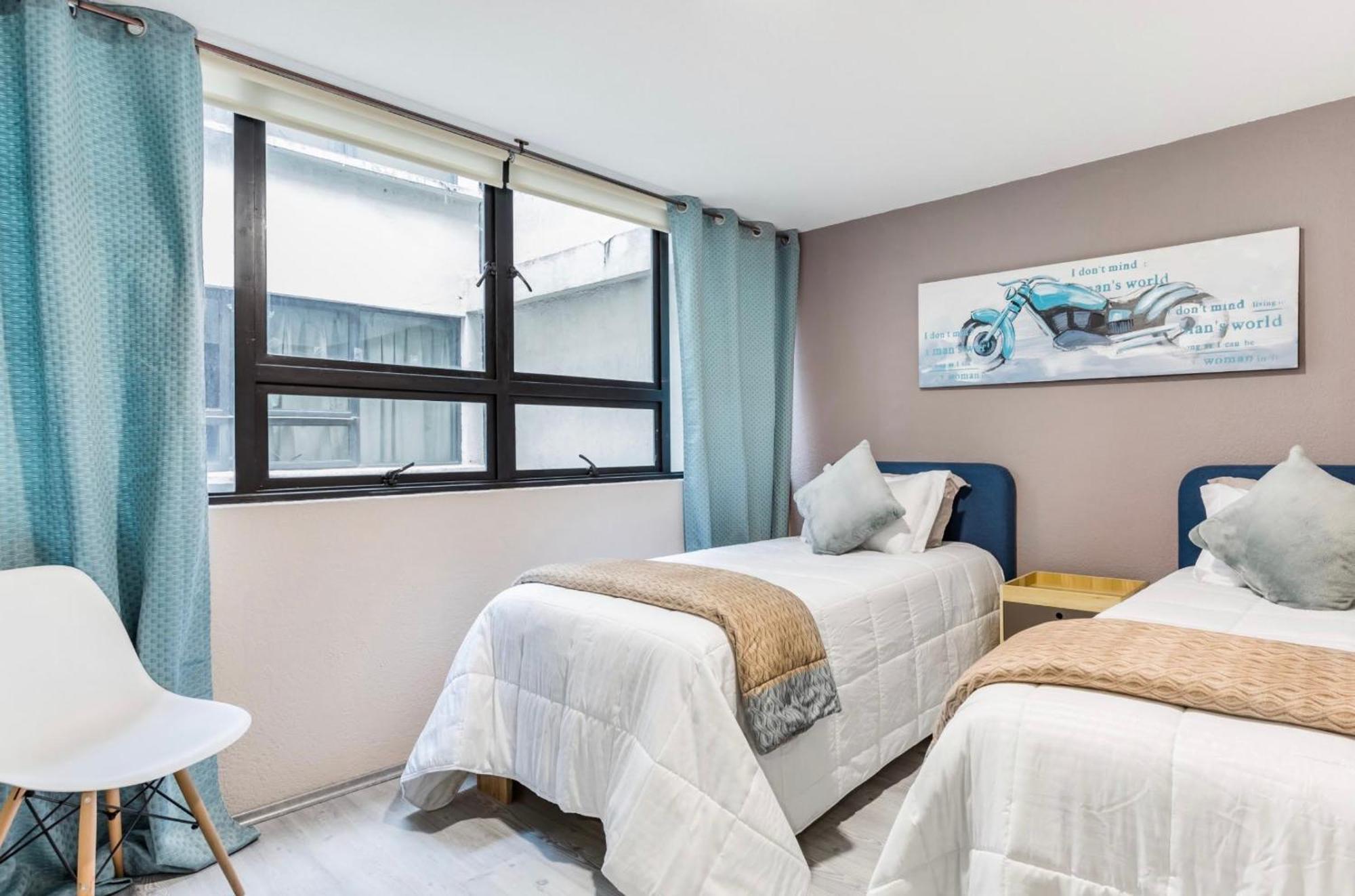 Cozy Roma Norte Flat - Parking- Wifi - Sleeps 6 Meksyk Zewnętrze zdjęcie